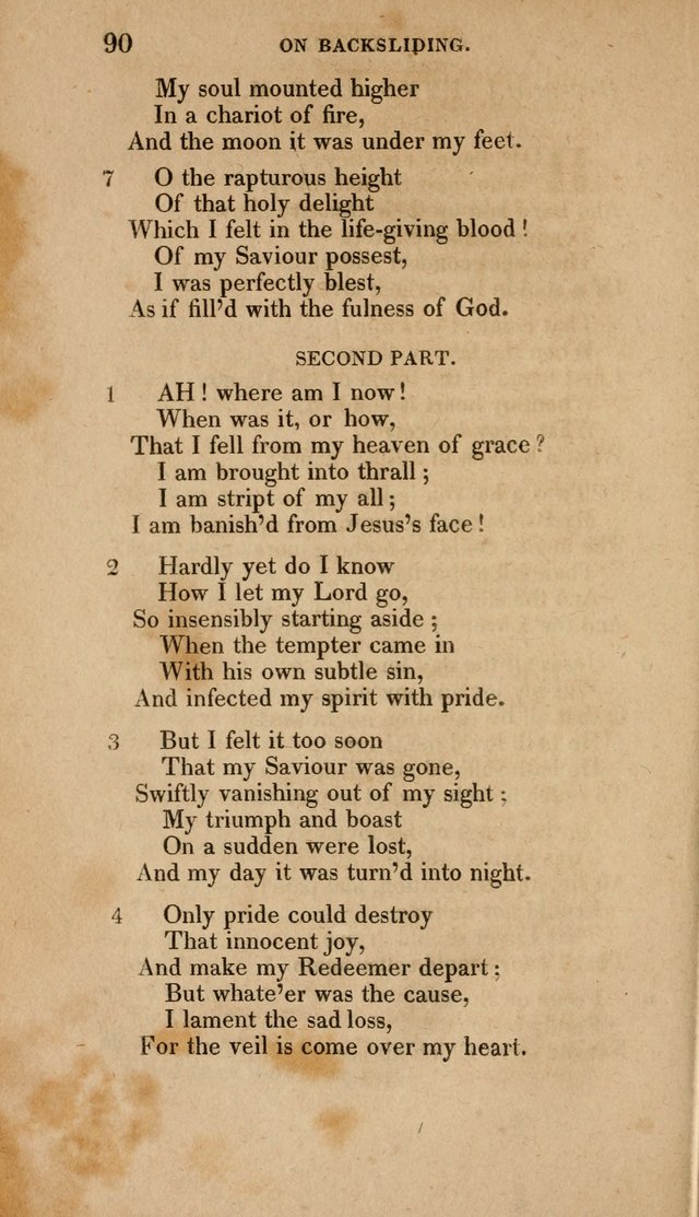 A Collection of Hymns for the Use of the Methodist Episcopal Church: Principally from the Collection of the Rev. John Wesley. M. A. page 95