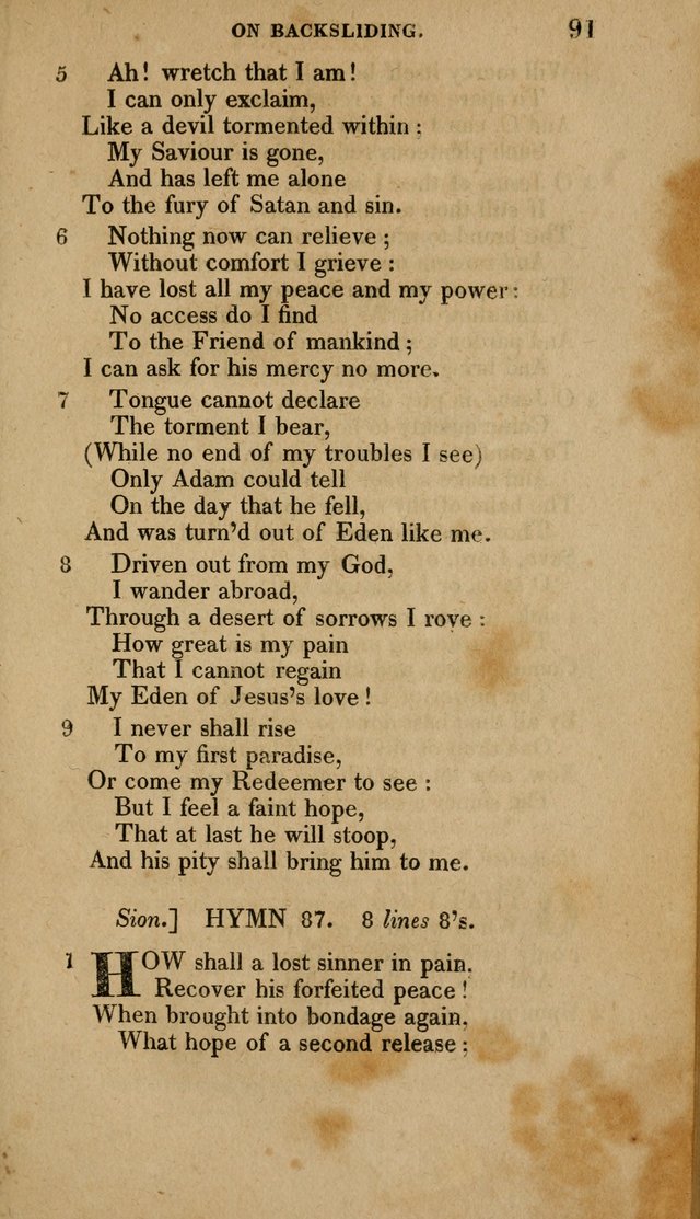 A Collection of Hymns for the Use of the Methodist Episcopal Church: Principally from the Collection of the Rev. John Wesley. M. A. page 96