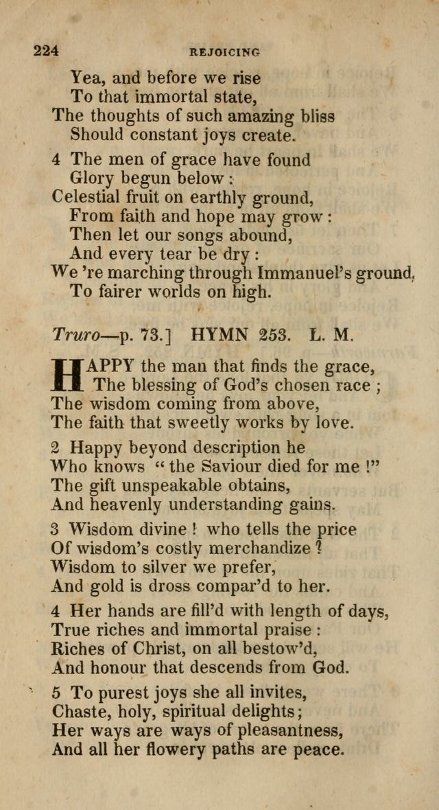 A Collection of Hymns for the Use of the Methodist Episcopal Church: principally from the collection of  Rev. John Wesley, M. A., late fellow of Lincoln College, Oxford; with... (Rev. & corr.) page 224