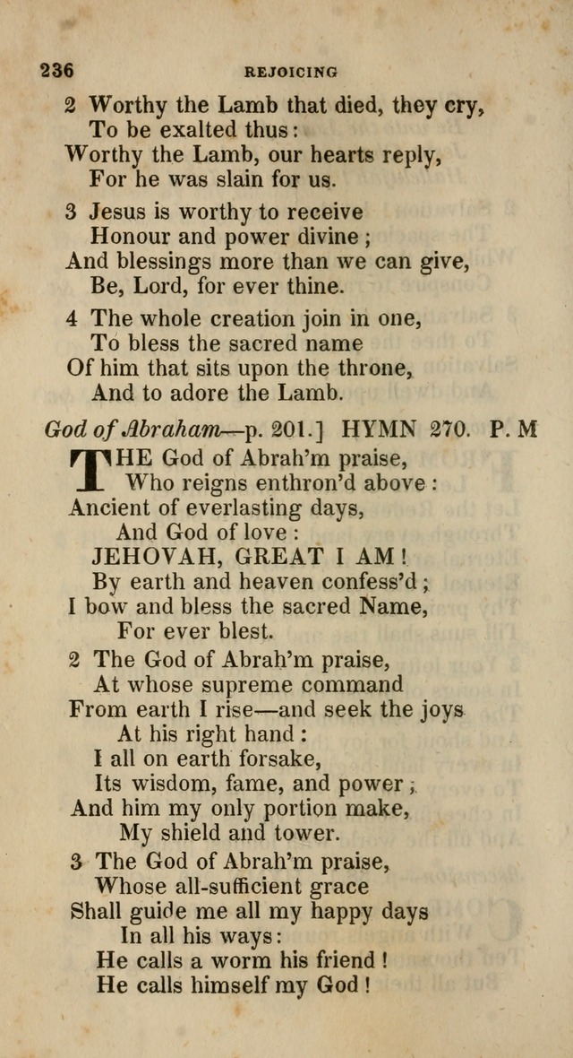 A Collection of Hymns for the Use of the Methodist Episcopal Church: principally from the collection of  Rev. John Wesley, M. A., late fellow of Lincoln College, Oxford; with... (Rev. & corr.) page 236