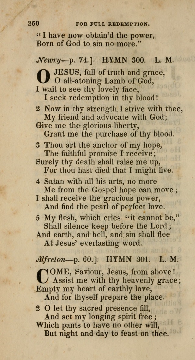 A Collection of Hymns for the Use of the Methodist Episcopal Church: principally from the collection of  Rev. John Wesley, M. A., late fellow of Lincoln College, Oxford; with... (Rev. & corr.) page 260