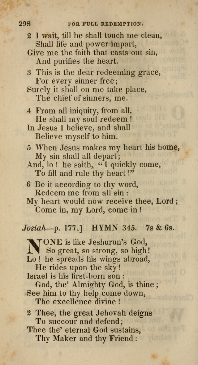 A Collection of Hymns for the Use of the Methodist Episcopal Church: principally from the collection of  Rev. John Wesley, M. A., late fellow of Lincoln College, Oxford; with... (Rev. & corr.) page 298