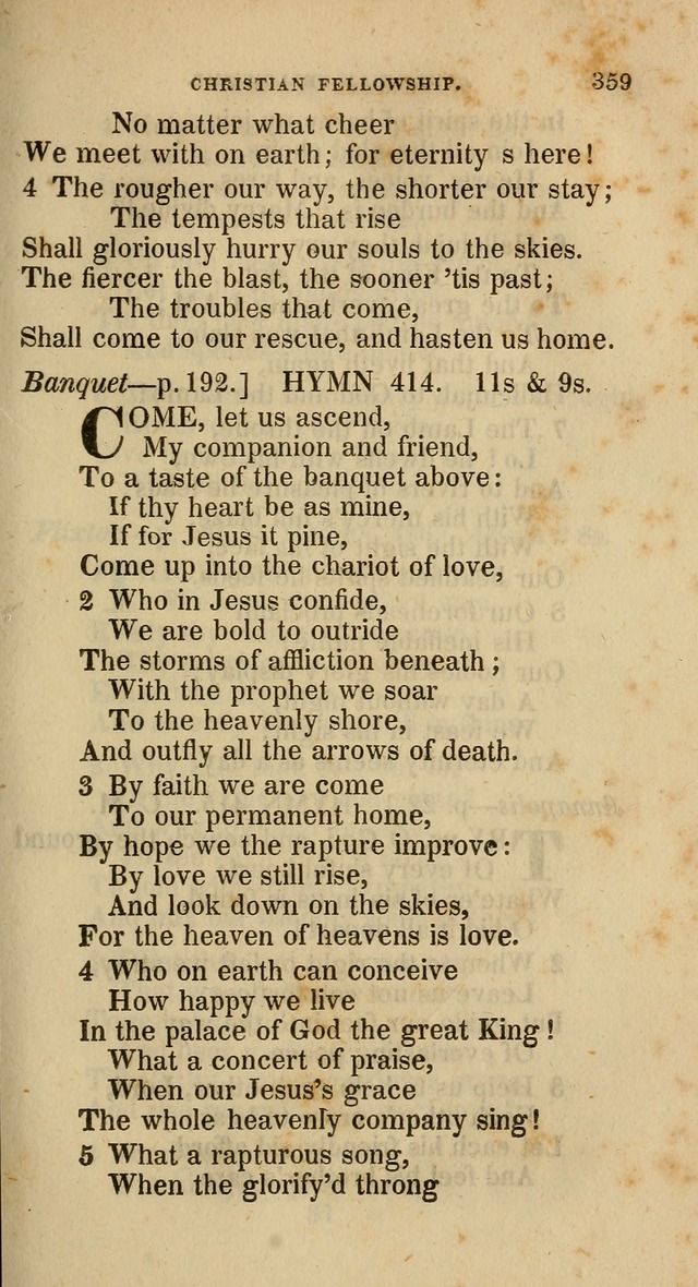 A Collection of Hymns for the Use of the Methodist Episcopal Church: principally from the collection of  Rev. John Wesley, M. A., late fellow of Lincoln College, Oxford; with... (Rev. & corr.) page 359