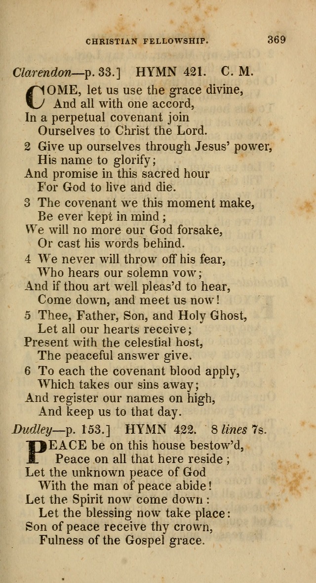 A Collection of Hymns for the Use of the Methodist Episcopal Church: principally from the collection of  Rev. John Wesley, M. A., late fellow of Lincoln College, Oxford; with... (Rev. & corr.) page 369