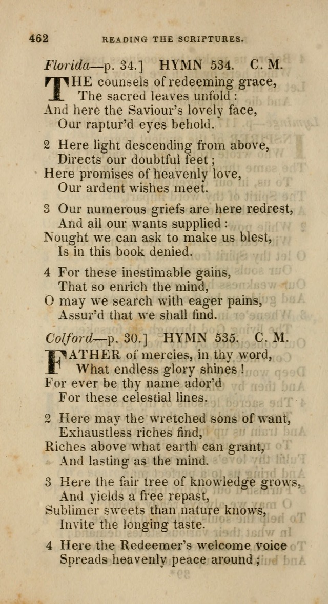 A Collection of Hymns for the Use of the Methodist Episcopal Church: principally from the collection of  Rev. John Wesley, M. A., late fellow of Lincoln College, Oxford; with... (Rev. & corr.) page 462