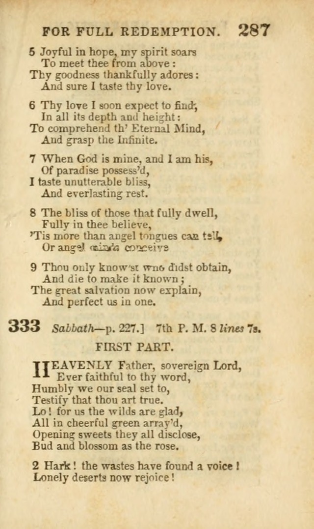 A Collection of Hymns: for the use of the Methodist Episcopal Church, principally from the collection of the Rev. John Wesley, A. M., late fellow of Lincoln College..(Rev. and corr. with a supplement) page 289