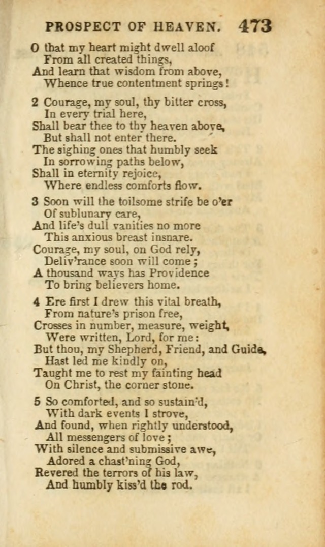 A Collection of Hymns: for the use of the Methodist Episcopal Church, principally from the collection of the Rev. John Wesley, A. M., late fellow of Lincoln College..(Rev. and corr. with a supplement) page 475