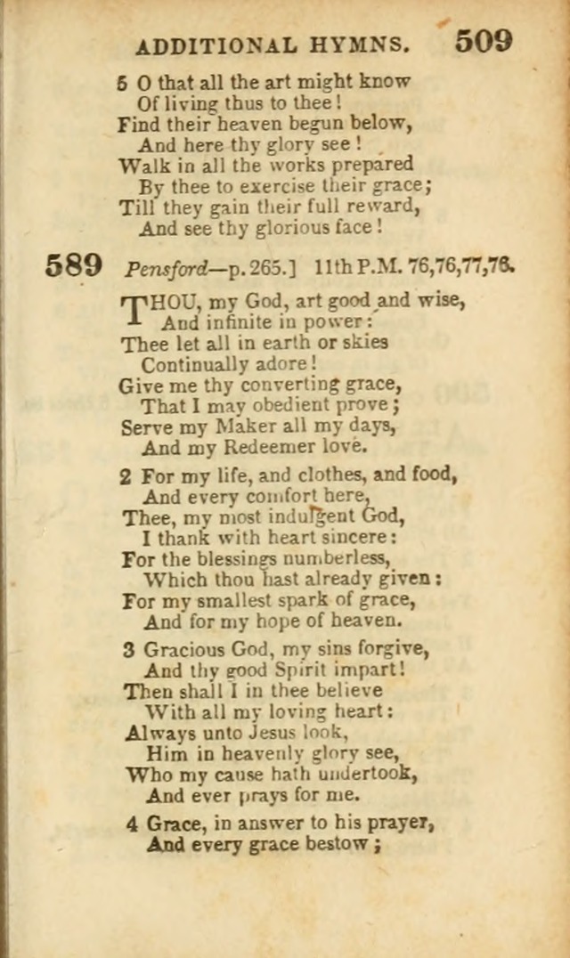 A Collection of Hymns: for the use of the Methodist Episcopal Church, principally from the collection of the Rev. John Wesley, A. M., late fellow of Lincoln College..(Rev. and corr. with a supplement) page 511