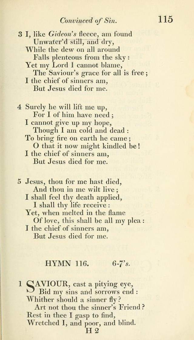 A Collection of Hymns, for the Use of the People Called Methodists, with a Supplement page 117