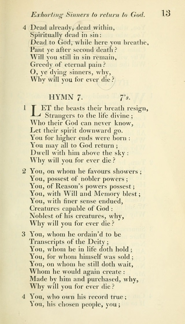 A Collection of Hymns, for the Use of the People Called Methodists, with a Supplement page 15
