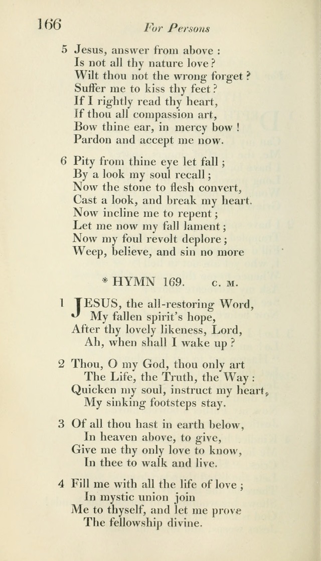 A Collection of Hymns, for the Use of the People Called Methodists, with a Supplement page 168
