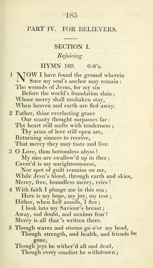 A Collection of Hymns, for the Use of the People Called Methodists, with a Supplement page 187