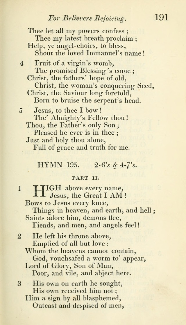 A Collection of Hymns, for the Use of the People Called Methodists, with a Supplement page 193
