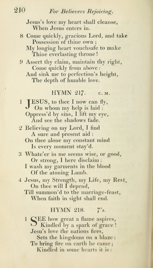 A Collection of Hymns, for the Use of the People Called Methodists, with a Supplement page 212