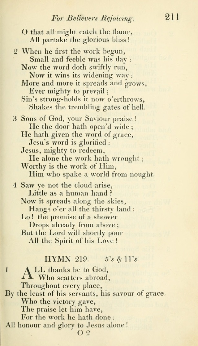 A Collection of Hymns, for the Use of the People Called Methodists, with a Supplement page 213