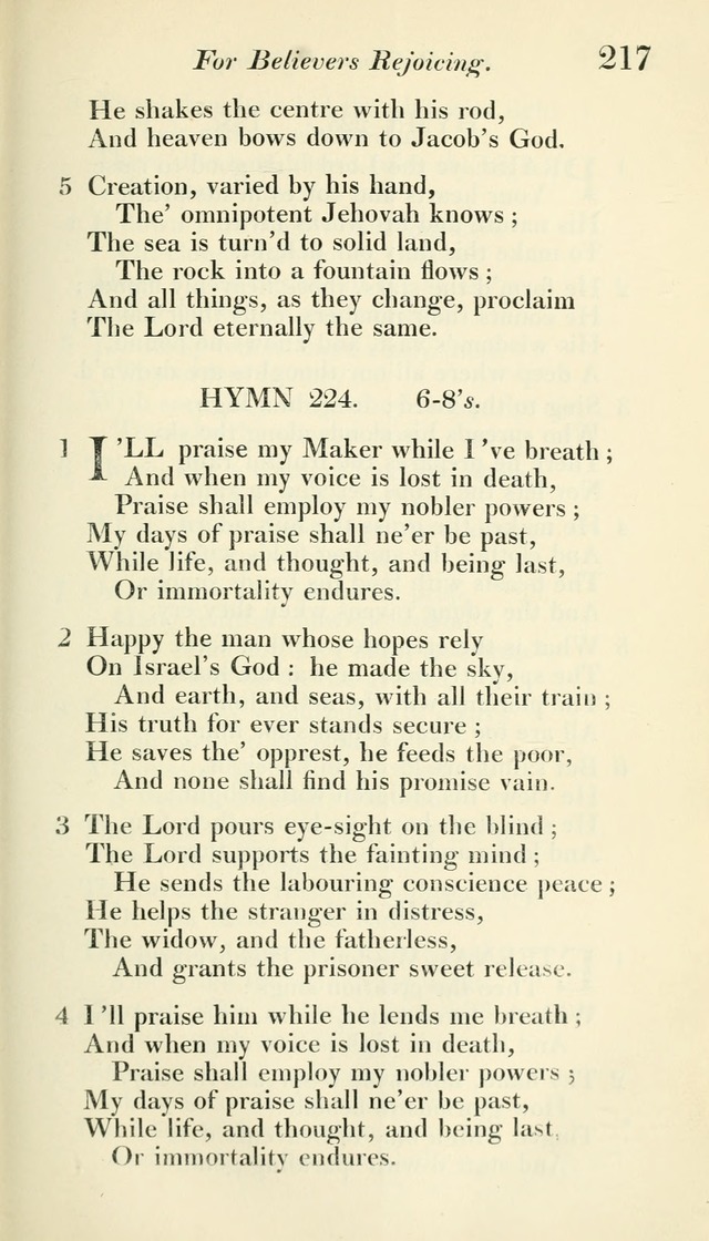 A Collection of Hymns, for the Use of the People Called Methodists, with a Supplement page 219