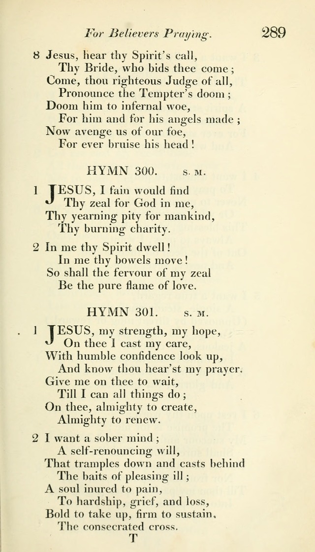 A Collection of Hymns, for the Use of the People Called Methodists, with a Supplement page 291