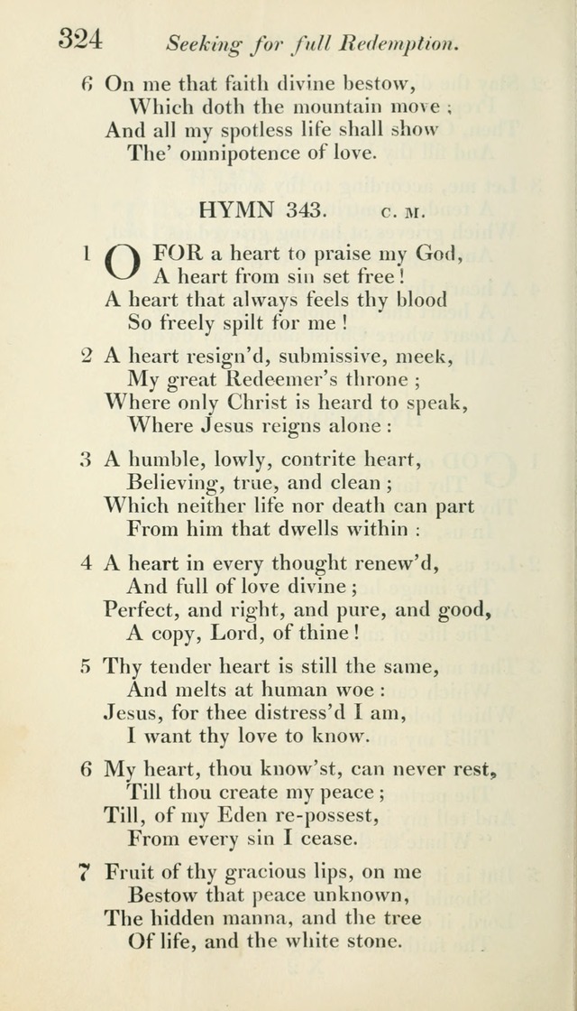A Collection of Hymns, for the Use of the People Called Methodists, with a Supplement page 326
