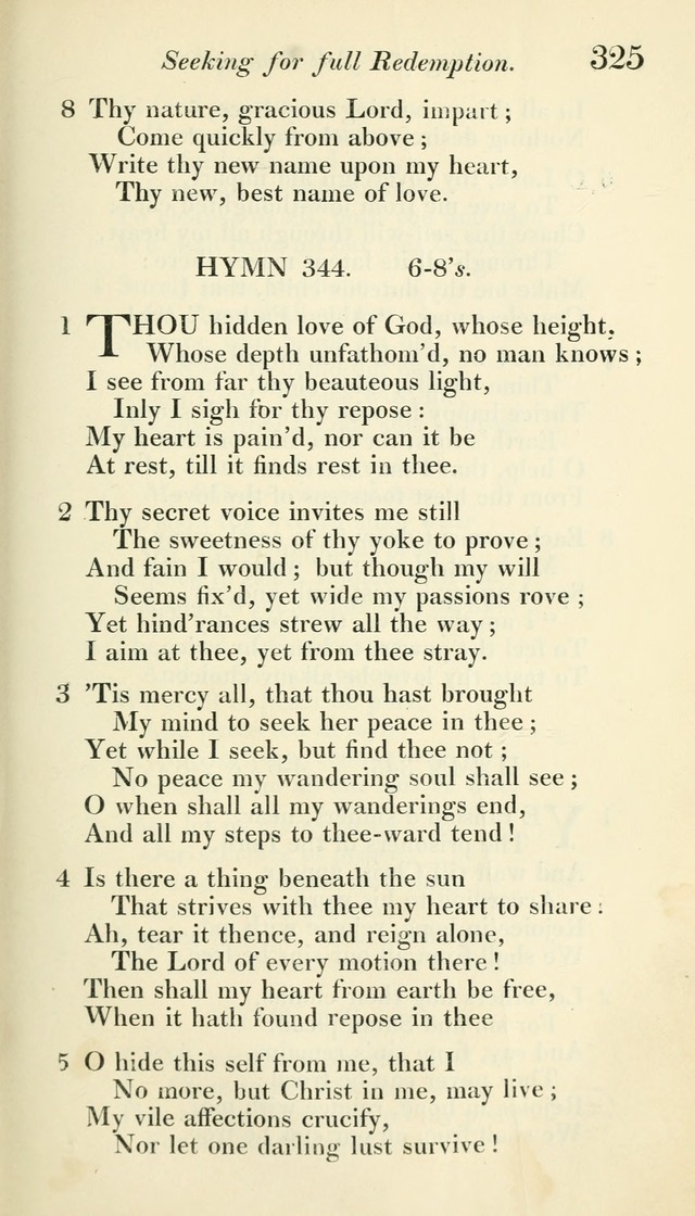 A Collection of Hymns, for the Use of the People Called Methodists, with a Supplement page 327