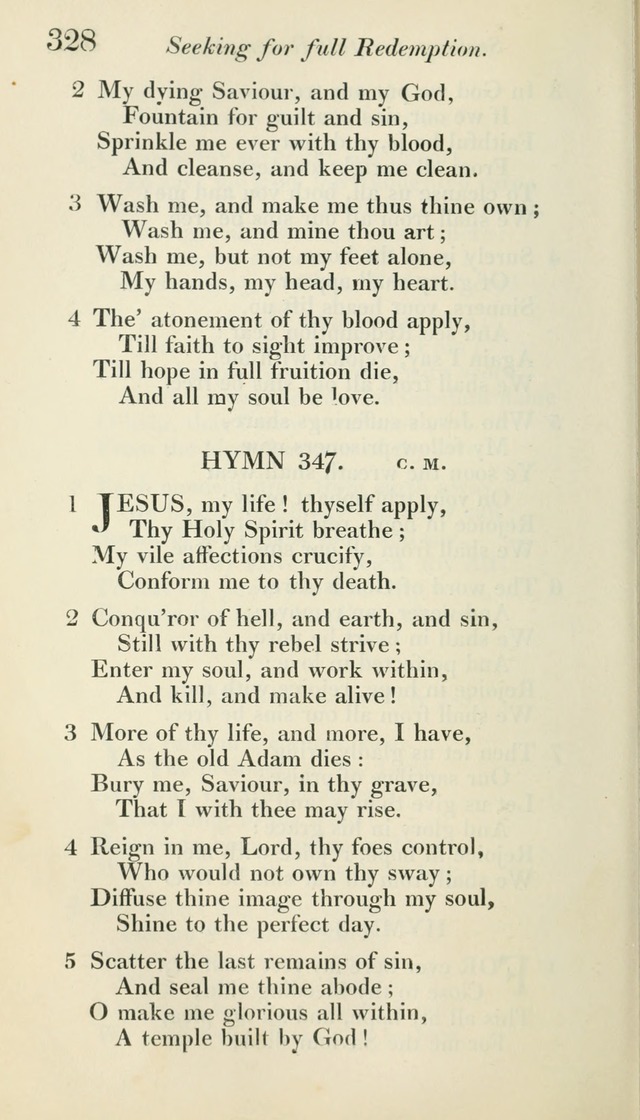 A Collection of Hymns, for the Use of the People Called Methodists, with a Supplement page 330