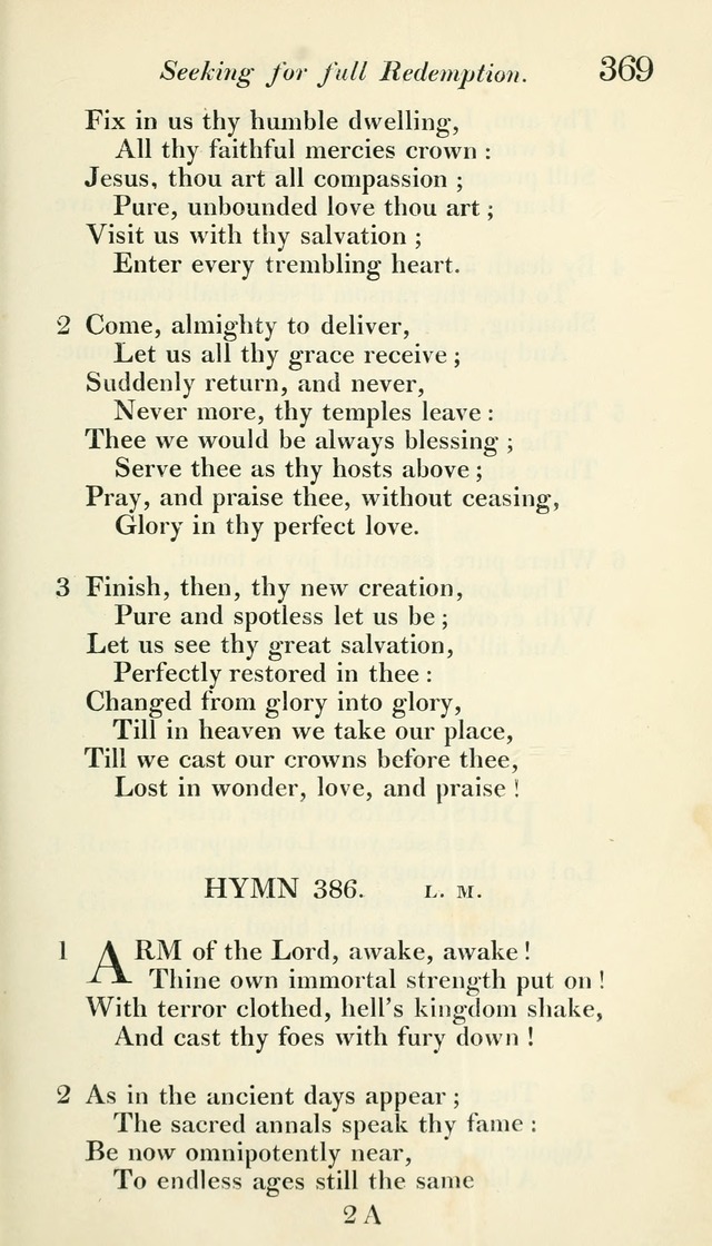 A Collection of Hymns, for the Use of the People Called Methodists, with a Supplement page 371