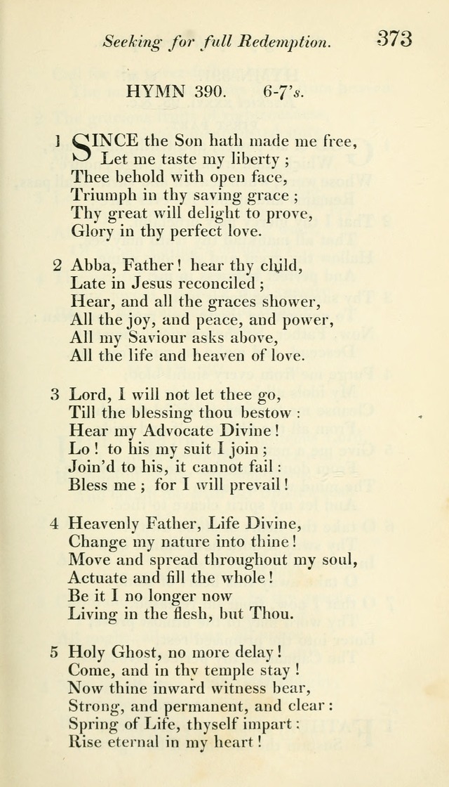 A Collection of Hymns, for the Use of the People Called Methodists, with a Supplement page 375