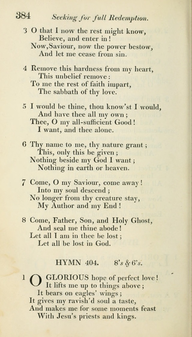 A Collection of Hymns, for the Use of the People Called Methodists, with a Supplement page 386