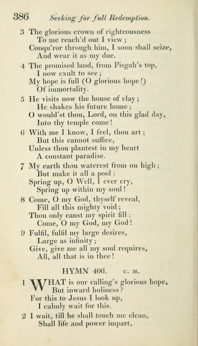 A Collection of Hymns, for the Use of the People Called Methodists, with a Supplement page 388