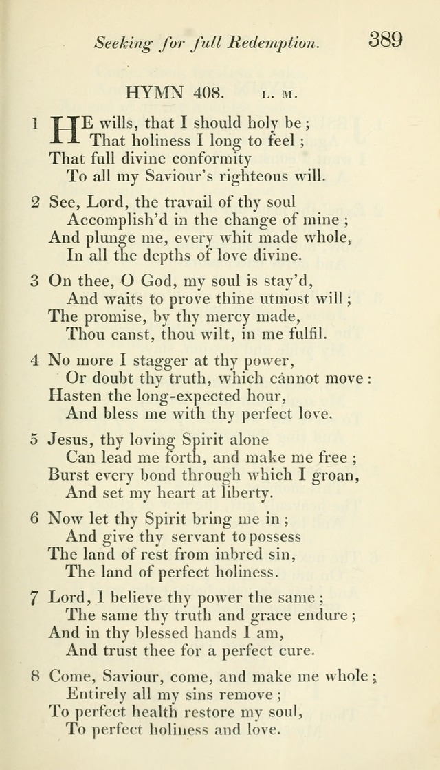 A Collection of Hymns, for the Use of the People Called Methodists, with a Supplement page 391