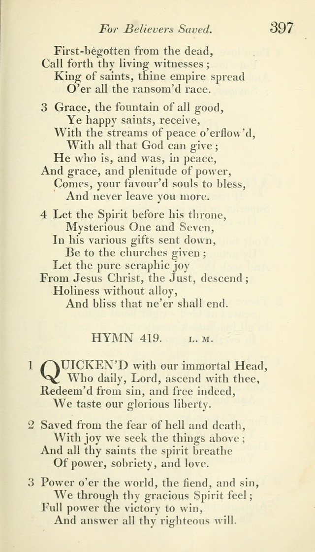 A Collection of Hymns, for the Use of the People Called Methodists, with a Supplement page 399