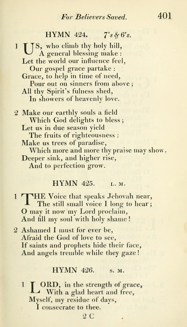 A Collection of Hymns, for the Use of the People Called Methodists, with a Supplement page 403
