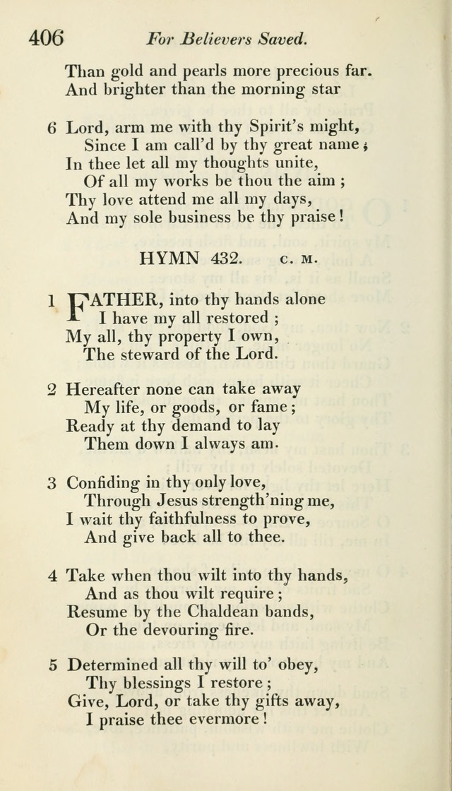 A Collection of Hymns, for the Use of the People Called Methodists, with a Supplement page 408