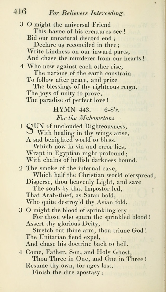 A Collection of Hymns, for the Use of the People Called Methodists, with a Supplement page 418