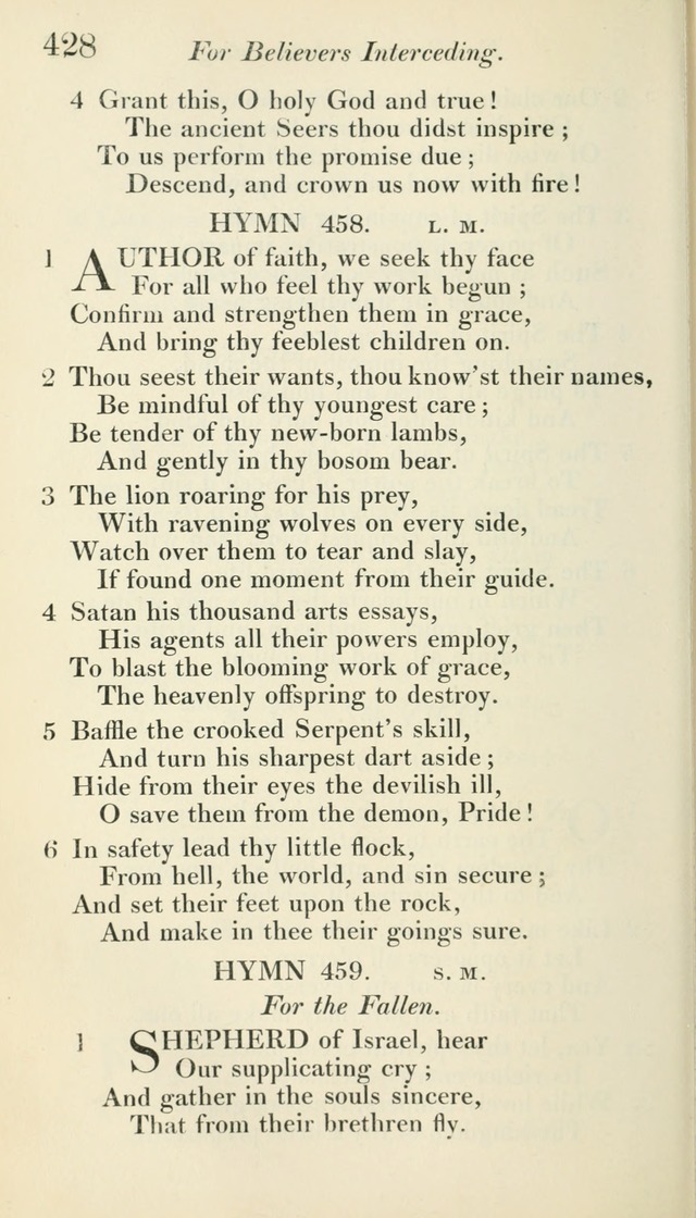 A Collection of Hymns, for the Use of the People Called Methodists, with a Supplement page 430