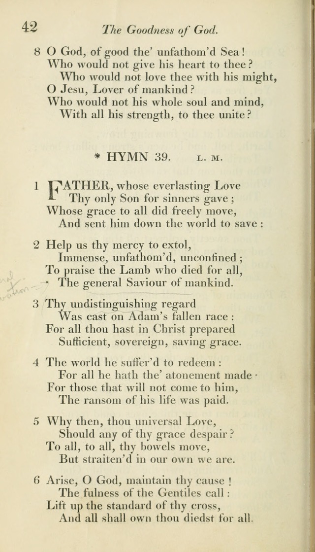 A Collection of Hymns, for the Use of the People Called Methodists, with a Supplement page 44