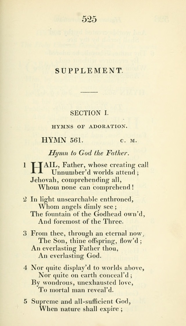 A Collection of Hymns, for the Use of the People Called Methodists, with a Supplement page 527
