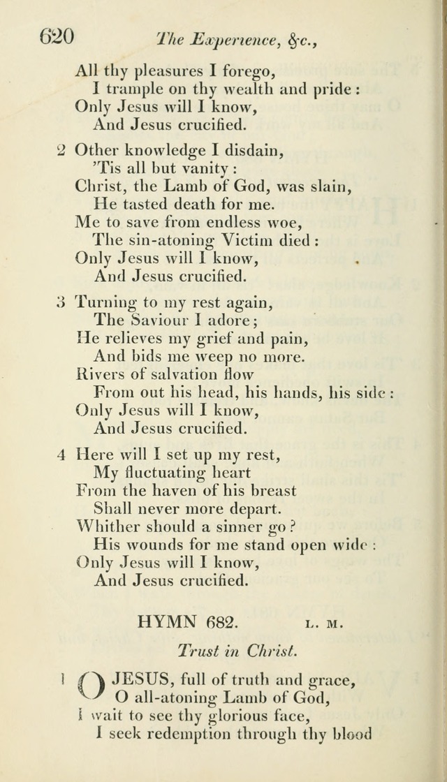 A Collection of Hymns, for the Use of the People Called Methodists, with a Supplement page 622