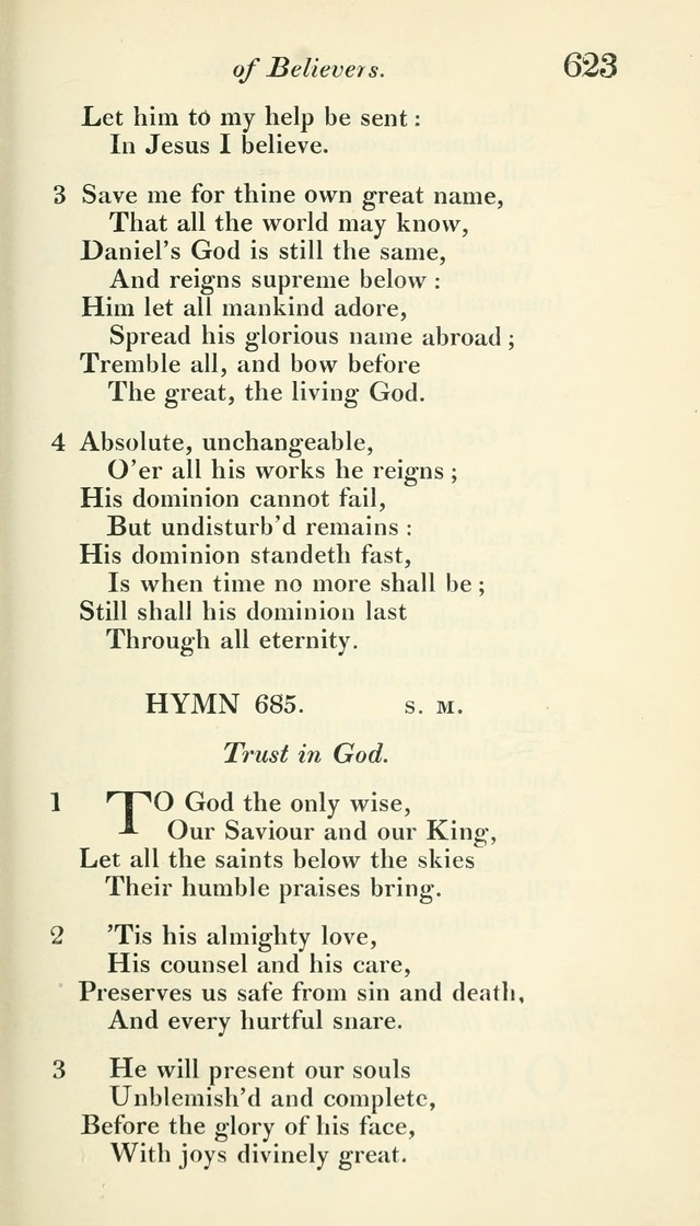A Collection of Hymns, for the Use of the People Called Methodists, with a Supplement page 625