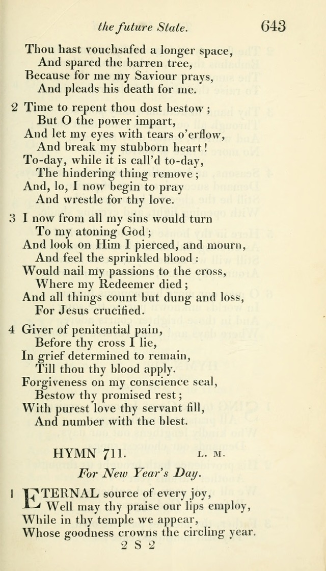 A Collection of Hymns, for the Use of the People Called Methodists, with a Supplement page 645