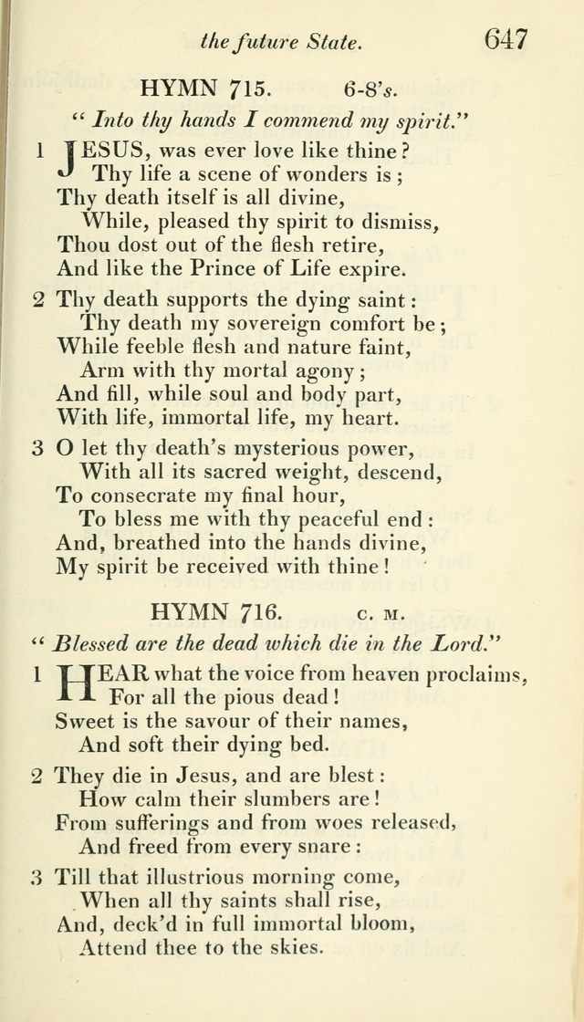 A Collection of Hymns, for the Use of the People Called Methodists, with a Supplement page 649