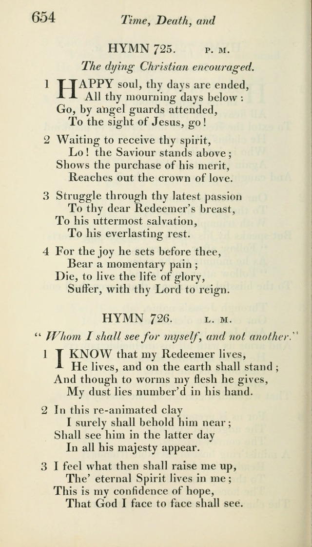 A Collection of Hymns, for the Use of the People Called Methodists, with a Supplement page 656