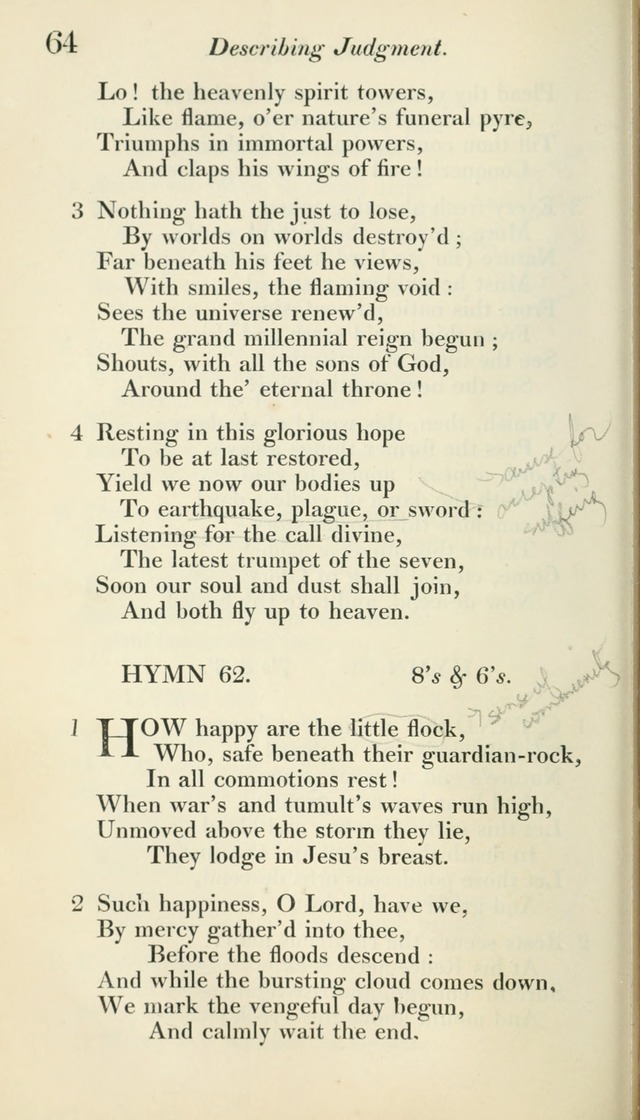 A Collection of Hymns, for the Use of the People Called Methodists, with a Supplement page 66