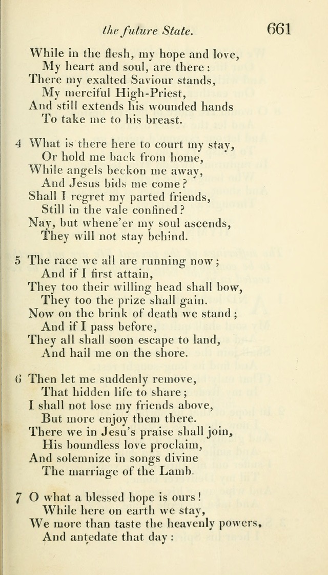 A Collection of Hymns, for the Use of the People Called Methodists, with a Supplement page 663
