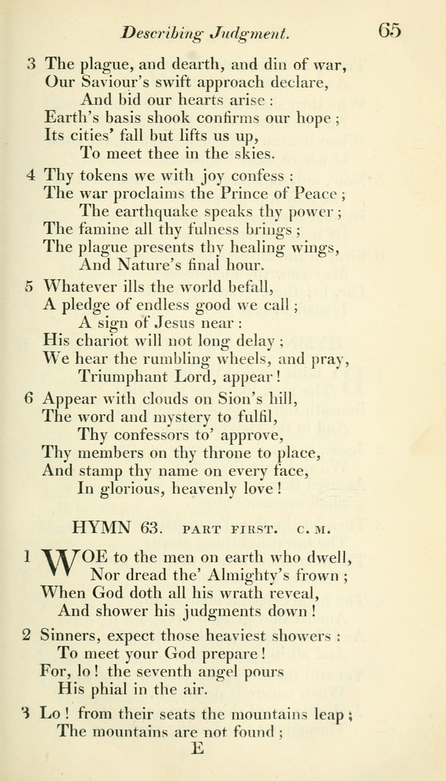 A Collection of Hymns, for the Use of the People Called Methodists, with a Supplement page 67
