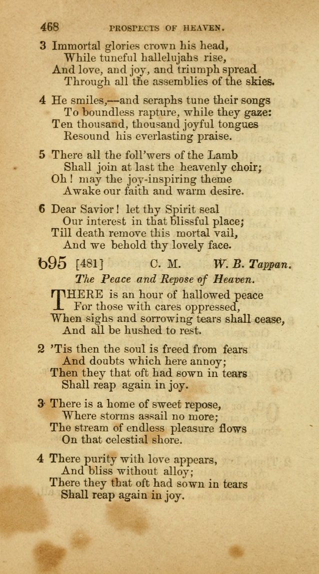 A Collection of Hymns, for the use of the United Brethren in Christ: taken from the most approved authors, and adapted to public and private worship page 472
