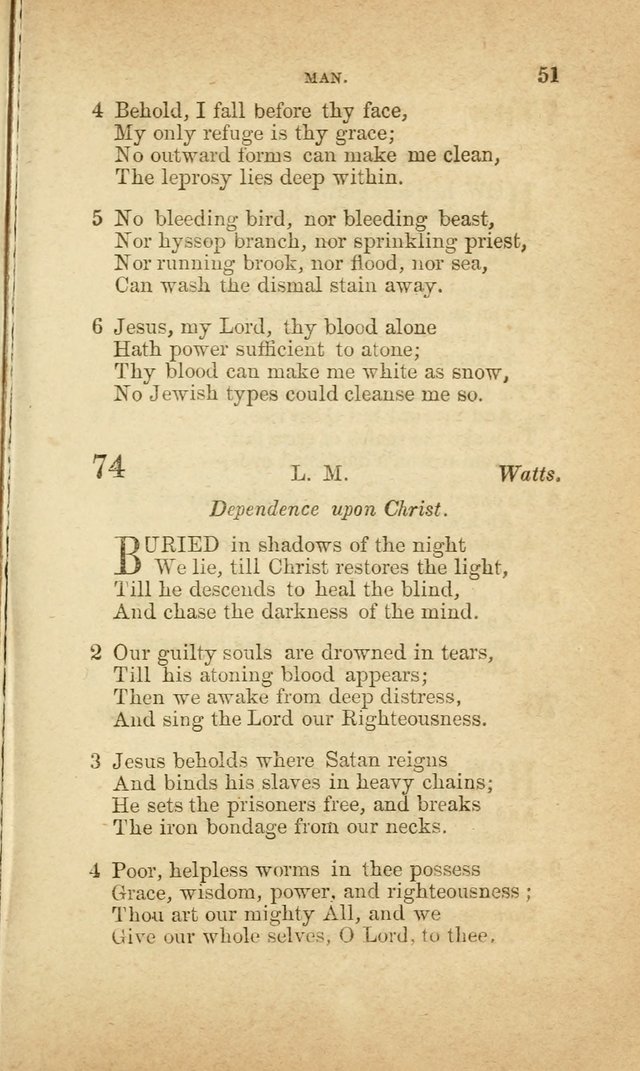 A Collection of Hymns, for the use of the United Brethren in Christ: taken from the most approved authors, and adapted to public and private worship page 51