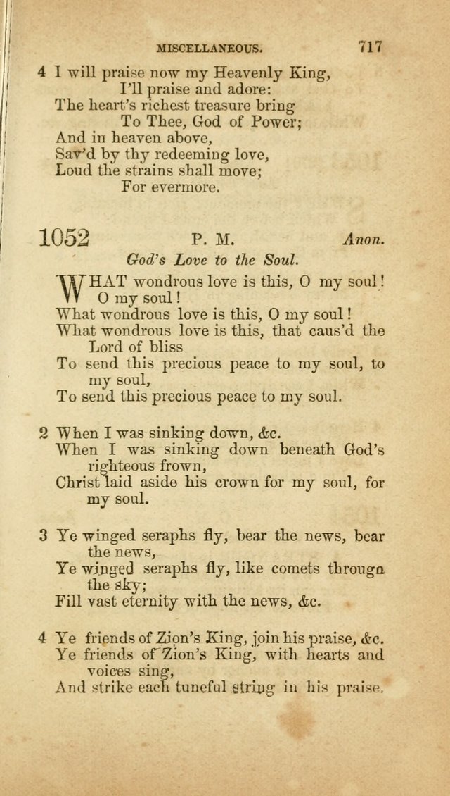 A Collection of Hymns, for the use of the United Brethren in Christ: taken from the most approved authors, and adapted to public and private worship page 721