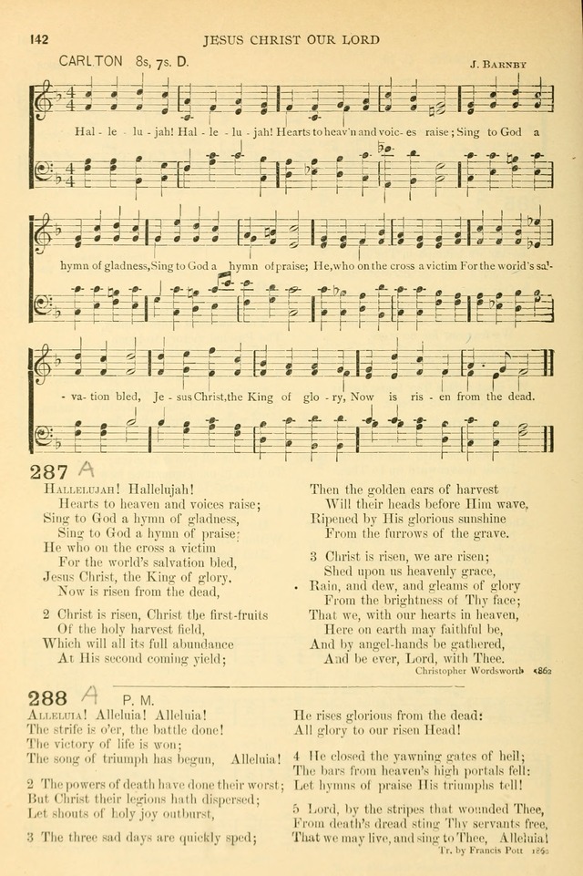 The Church Hymnary: a collection of hymns and tunes for public worship page 142
