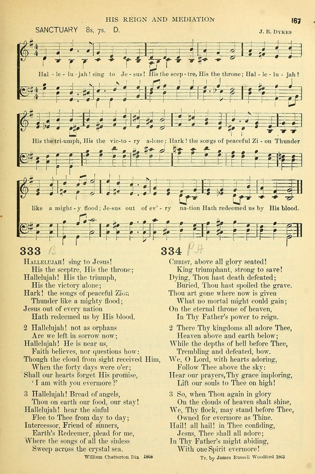 The Church Hymnary: a collection of hymns and tunes for public worship page 167