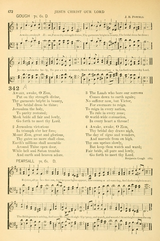 The Church Hymnary: a collection of hymns and tunes for public worship page 172